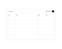 Exaplanner Magnetic Team Planner 60x90cm
