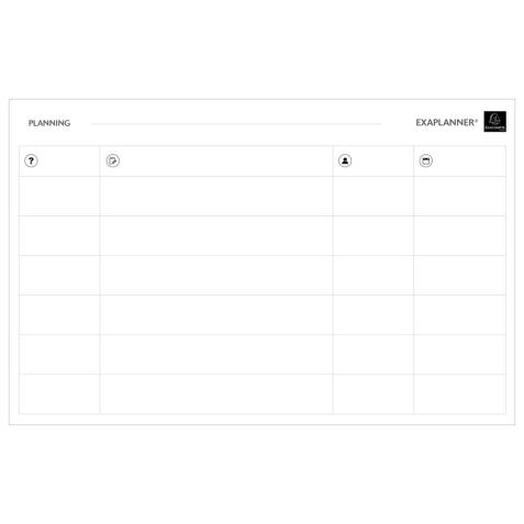 Exaplanner Magnetic Team Planner 60x90cm