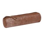 KLEO-PATHRA CUIR Trousse ronde Ø5,5x22 cm Argent