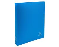 Carpeta Exacompta 4 anillas 30mm polipropileno Opaco - A4 maxi - Azul claro