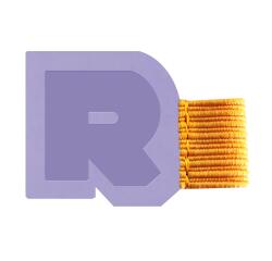Rhodiarama porte-stylo autoadhésif 4x3 cm pour blocs carnets et agendas - Iris