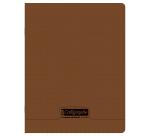 Cahier piqué 8000 POLYPRO 17x22 cm 48 pages grands carreaux 90 g - Marron