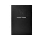 Crok'Book carnet piqué 20F A3 120g papier noir F - Noir