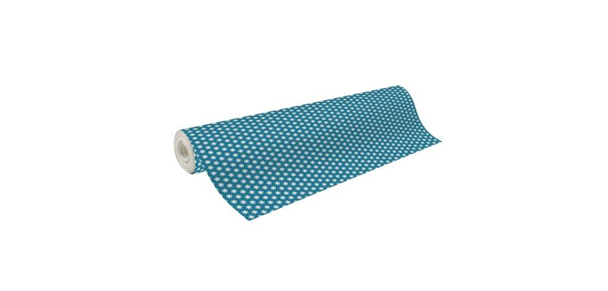 Alliance 60g, rl 50x0,7m Flocons Bleu - Bleu