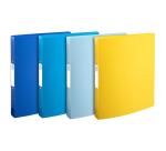 Ringmap 2 ringen 15 mm gerecycleerd polypropyleen BeeBlue - A4 maxi - assortiment kleuren