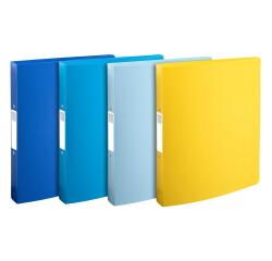 Classeur 2 anneaux 30mm polypropylène recyclé BeeBlue - A4 Maxi - Couleurs assorties