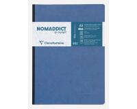 Carnet brochure Age Bag A5 192 pages petits carreaux - Bleu