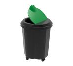 Abfalleimer Tri Bin EcoBlack - Schwarz