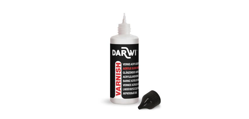 DARWI Acryllack, Flasche 80ml, glänzend - Farblos