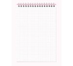 Bloc reliure intégrale COULEURS Prune 14,8x21 cm - Prune