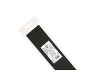 PAPIER CRÉPON, Sachet de 1 feuille pliée 75% au format 2,50x0,50m - Noir