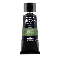 Peinture acrylique extra-fine fine tube 75ml - Vert cinabre