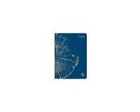 Cahier piqué FOREVER PREMIUM 100% recyclé A4 96 pages ligné papier recyclé blanc 90 g - Bleu cobalt
