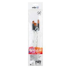 Darwi For You Set 5 medium penselen 2 - Wit