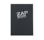 Zap Book carnet collé 160F A5 80g - Noir