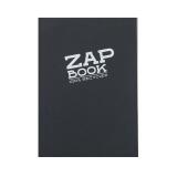 Zap Book carnet collé 160F A5 80g - Noir