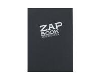 Zap Book carnet collé 160F A5 80g - Noir