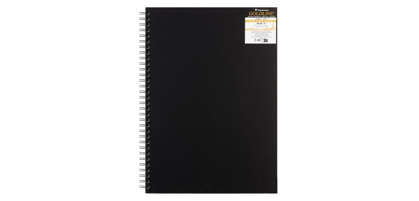 Goldline carnet spiralé 40F A3 140g paysage - Ivoire