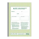 Manifold R.T.T Enregistrement du temps de travail 50 feuillets dupli autocopiants
