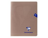 Cahier piqué Mimesys 17x22cm 96 pages grands carreaux couverture polypropylène