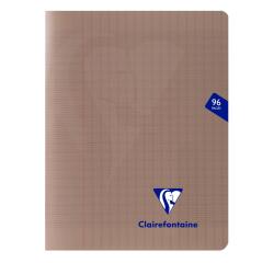 Cahier piqué Mimesys 17x22cm 96 pages grands carreaux couverture polypropylène
