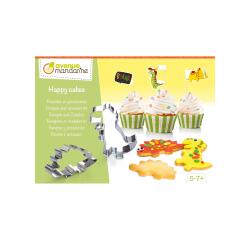 Boîte créative, Happy Cakes, Recettes et accessoires, Dinosaures - Vert