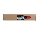 Sous main souple PU bicolore - 35 x 60 cm - Noir/rouge
