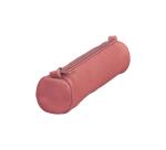 Leather pouch Age Bag small round 18.5xØ4 cm - Antique Pink