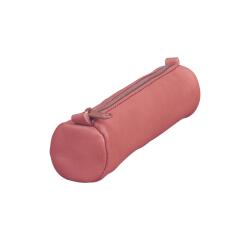 Age Bag, leren etui, klein rond model, 18,5xØ4 cm