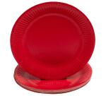 20 Assiettes en carton rondes, 23 cm