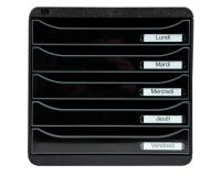 Module de classement Big Box Plus 5 tiroirs Glossy