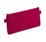 Trousse textile plate 22 x 11 cm, 4 couleurs assorties - Assortis
