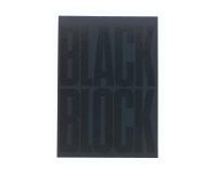Bloc Black block 29,7x21cm - Papier jaune quadrillé 5x5 - 70 feuillets - Noir