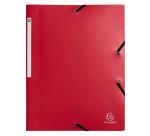 Exacompta Opak Recycled Elasticated 3 Flap Folder A4