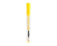 DARWI Marqueur Peinture sur Cuir Pointe Conique Fine 2mm - jaune soleil