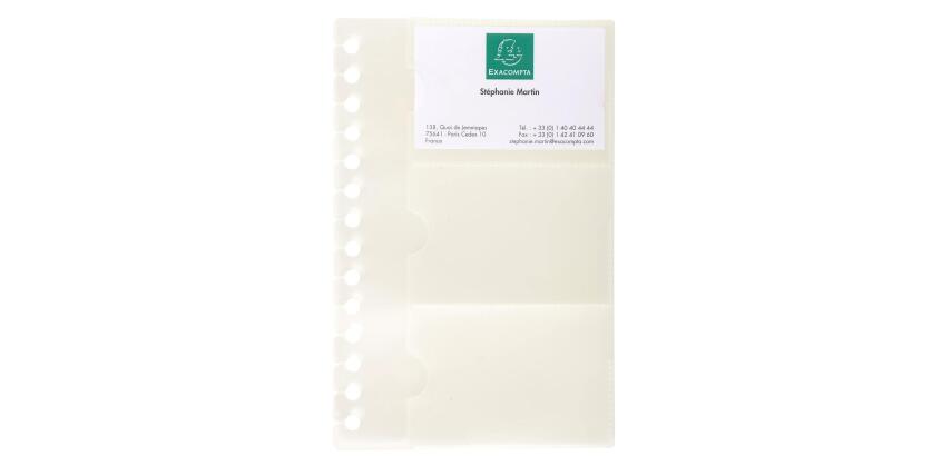 Pk 10 Refill Pockets for 75034E - Crystal