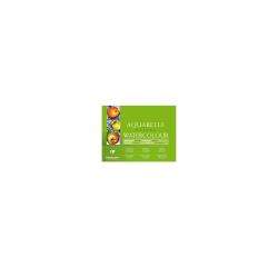 Etival Aquarellpapier Torchon, Block 4-seitig geleimt, 25 Blatt 300g, 18x24 cm