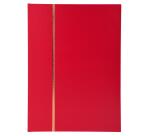 Album de timbres simili-cuir 32 pages noires - 16,5x22,5 cm
