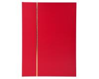Album de timbres simili-cuir 32 pages noires - 16,5x22,5 cm