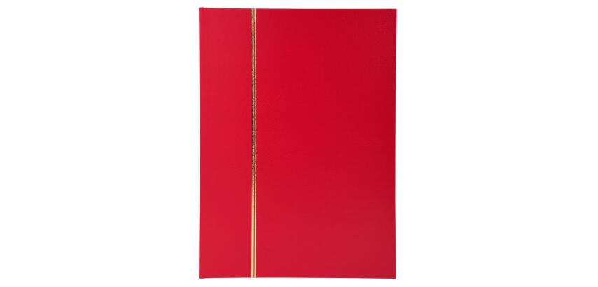 Album de timbres simili-cuir 32 pages noires - 16,5x22,5 cm