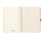 Rhodiarama Goalbook souple A5 240 pages petits carreaux 5x5 papier ivoire 90g - Beige