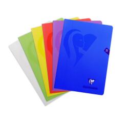 Mimesys Polypro Stapled Notebook A4, 4x4 and Margin - Assortment