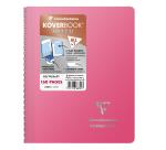 Carnet reliure intégrale enveloppante Koverbook Silver A5 160 pages ligné couverture polypropylène opaque - Assortis