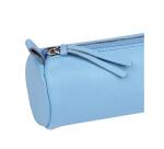 CUIR TEINTÉ Trousse Ø5,5x22 cm Bleu ciel