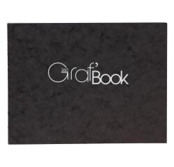 Graf'Book 360° carnet cousu dos brut 100F 19x25cm 100g I - Noir