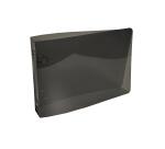 Classeur pour fiches bristol 125x200 2 anneaux 25mm polypropylène Crystal colours