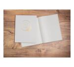 Livre d'or 100 pages tranche or Ringflower