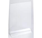 Porte-visuel droit vertical A5 - Cristal