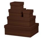Rhodia Rhodiarama Gift Boxes - Set of 5 - Nested - Bronze