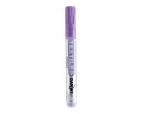 DARWI Textielverf marker met glitter, punt van van 2 mm, inhoud 6 ml, lila - Lila